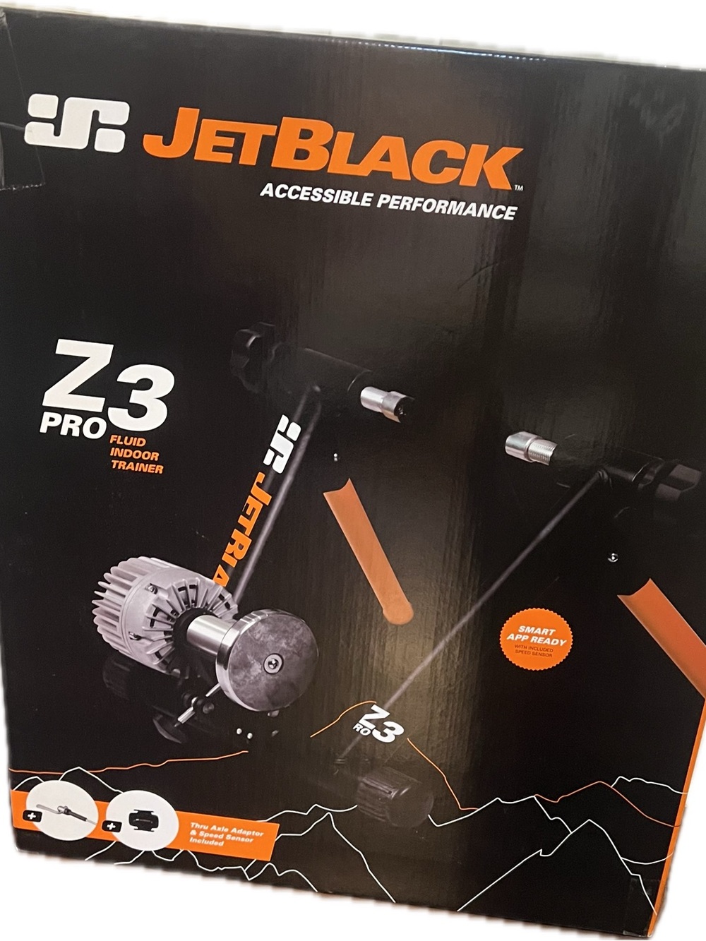 JetBlack Z3 Pro Indoor Trainer - Black & Orange